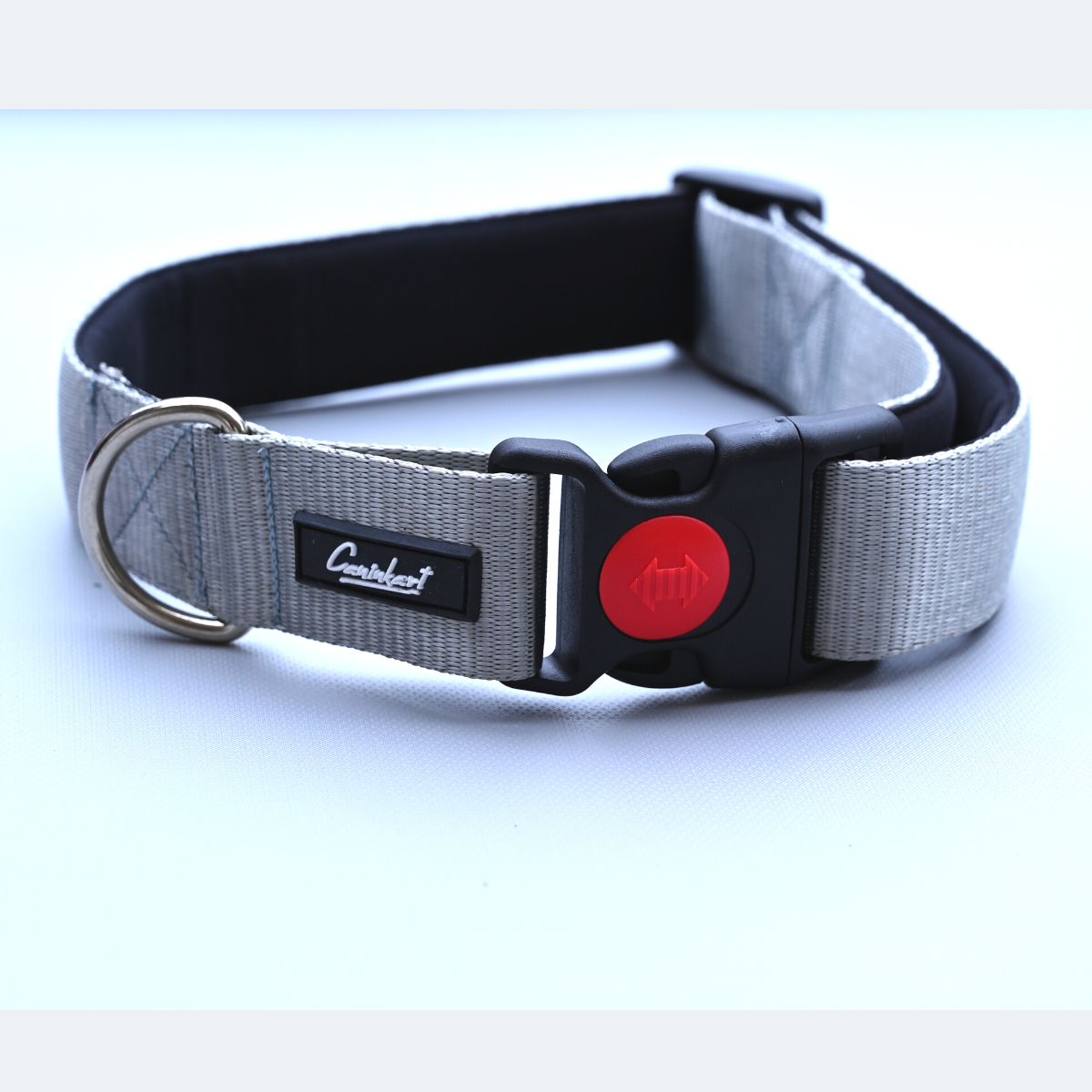 Caninkart Padded Dog Collar - Steel Grey