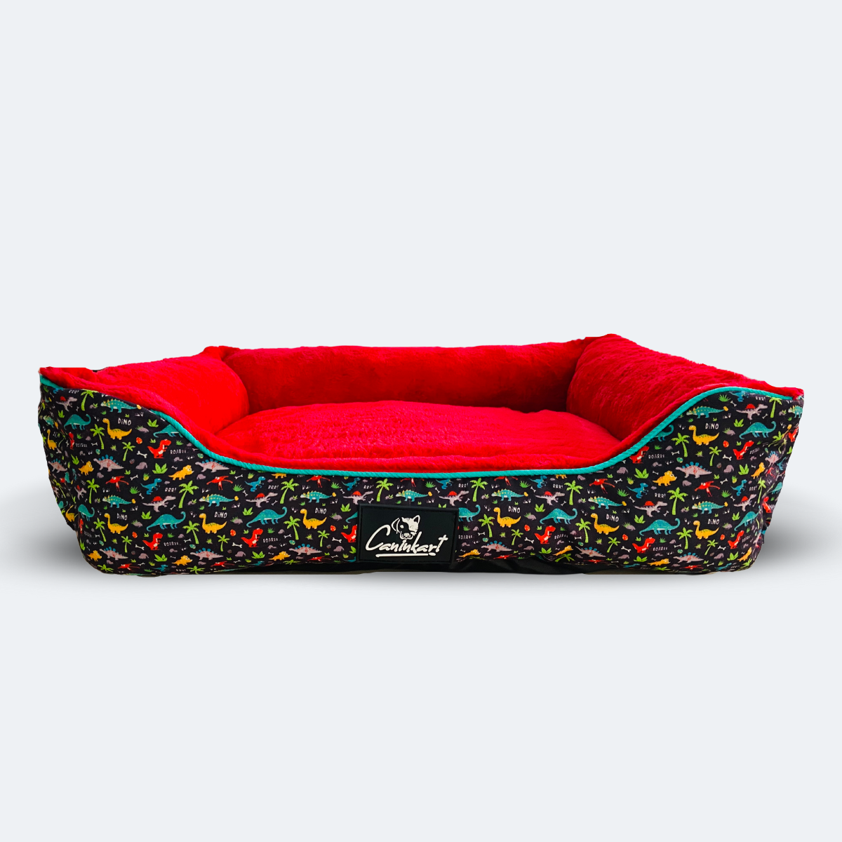 Caninkart Premium Fur Lounger Bed - Animal Print
