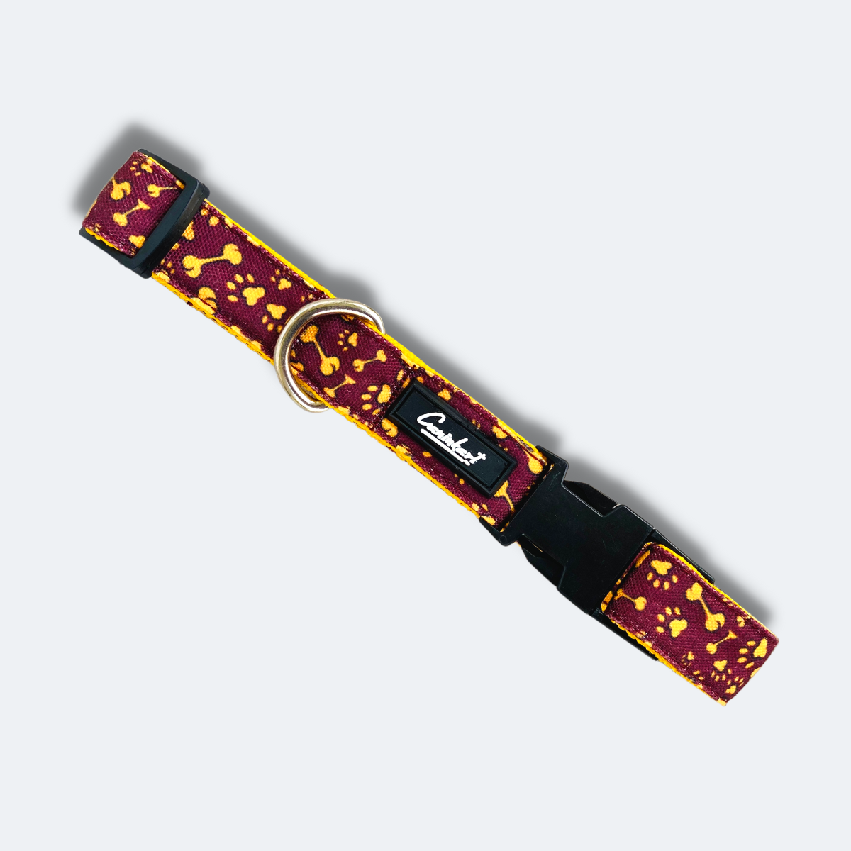 Caninkart Dog Collar- Brown Bones