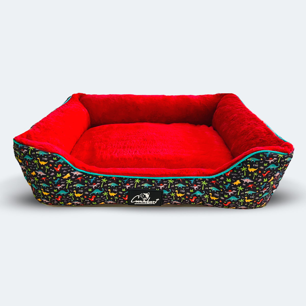 Caninkart Premium Fur Lounger Bed - Animal Print