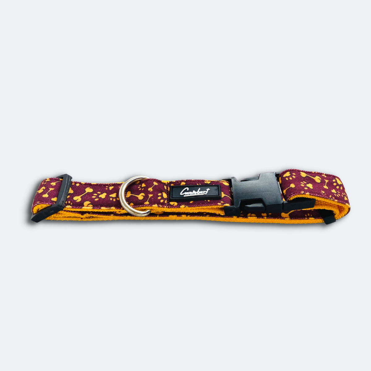 Caninkart Dog Collar- Brown Bones