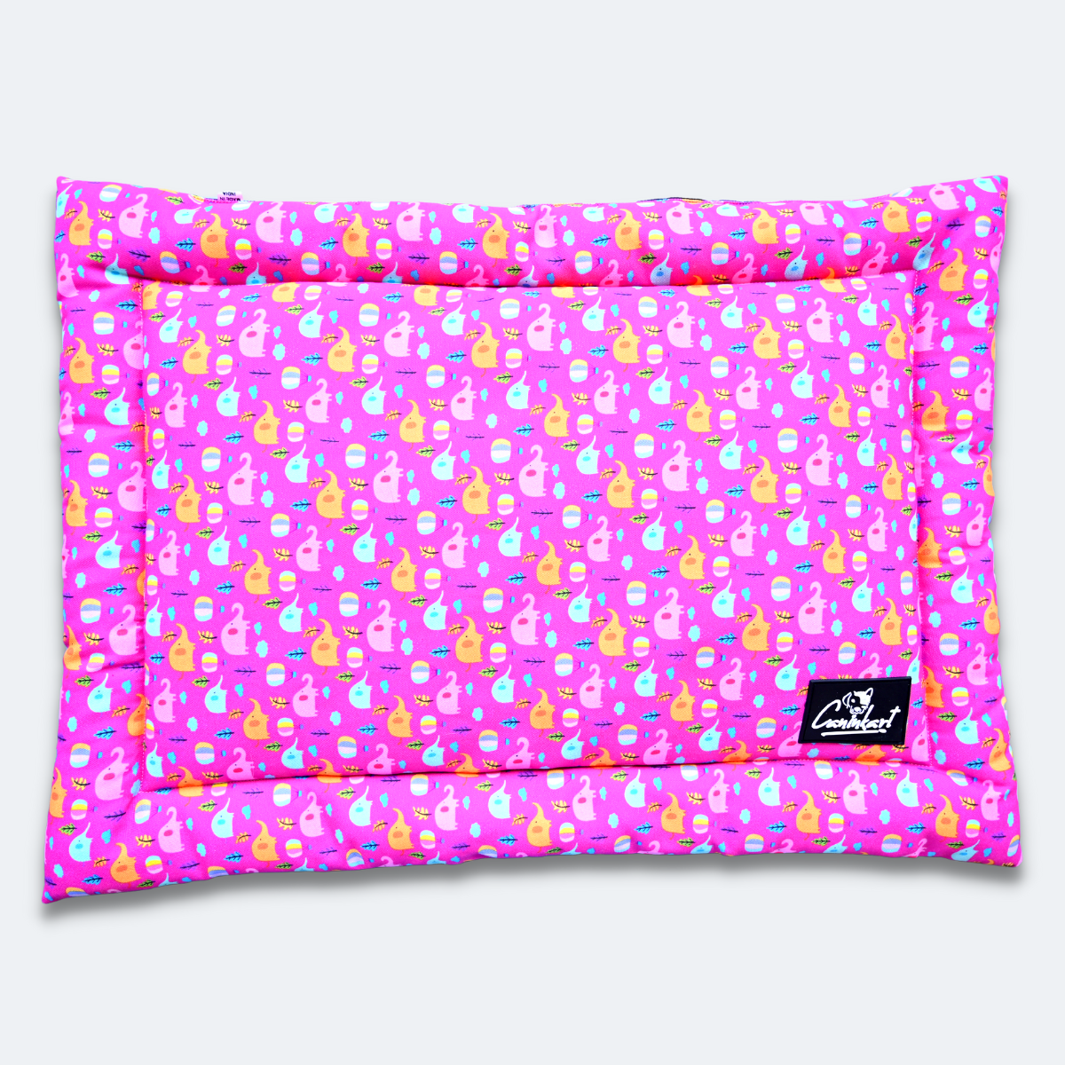 Caninkart Elephant Lounge Dog & Cat Mat - Fuchsia Pink