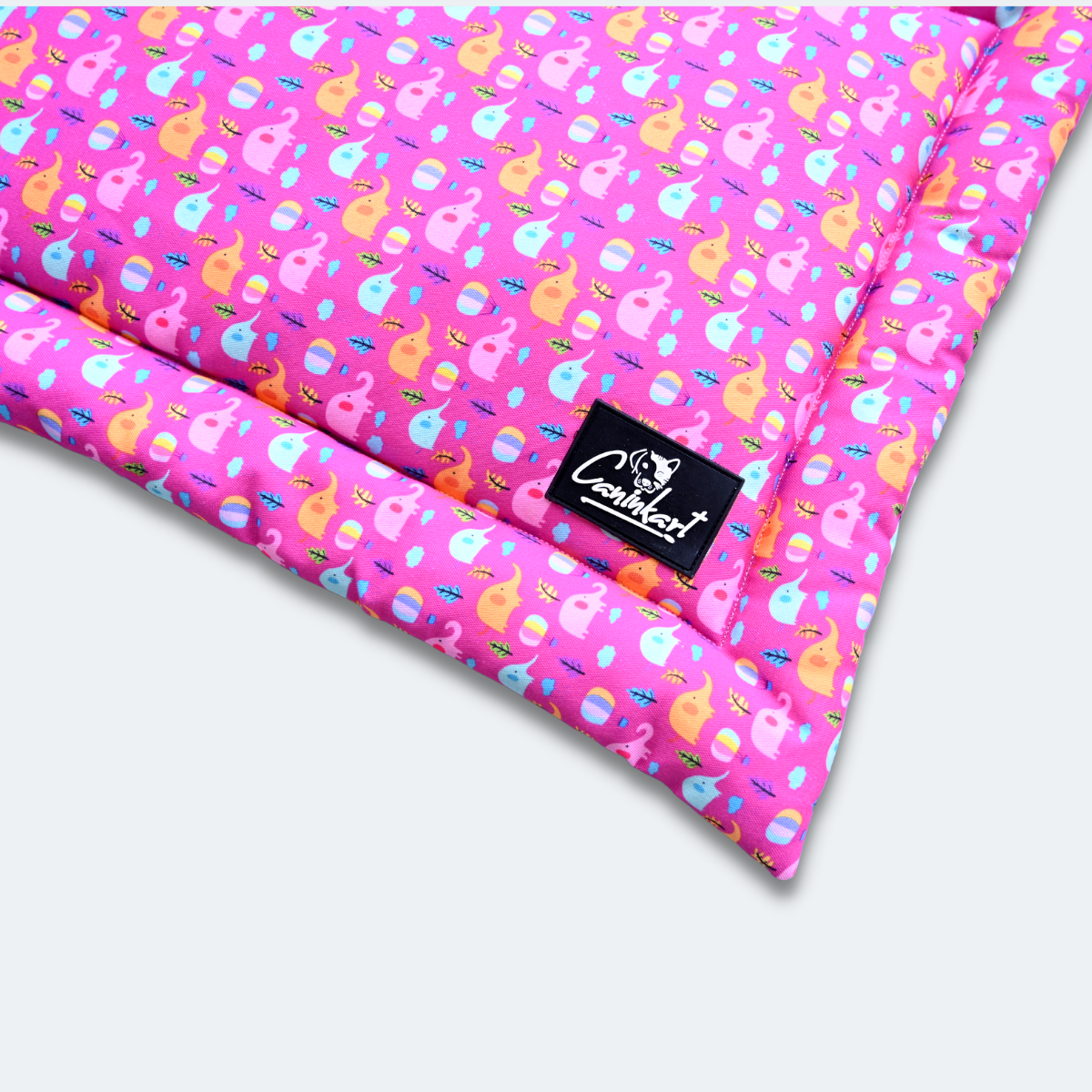 Caninkart Elephant Lounge Dog & Cat Mat - Fuchsia Pink