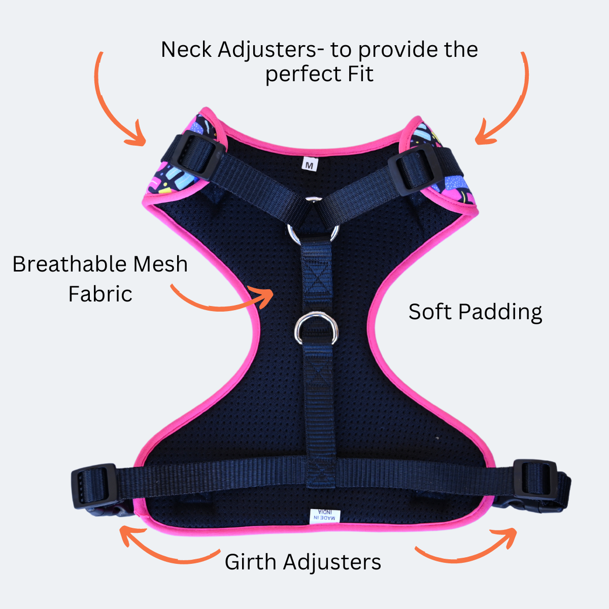 Caninkart Abstract Chest Harness