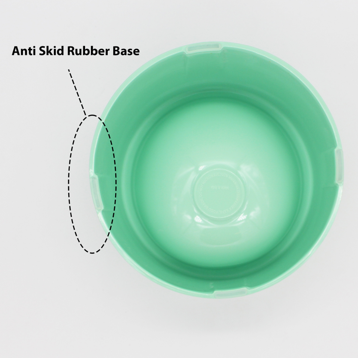 Caninkart Melamine Slant Bowl For Dog and Cat, Light Green