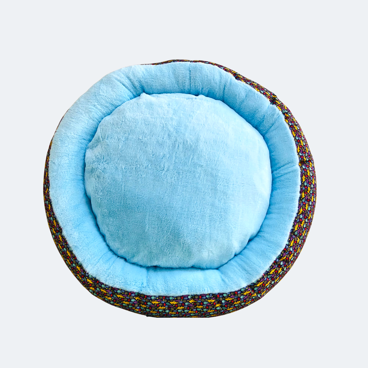 Caninkart Fur Round Bed - Autumn
