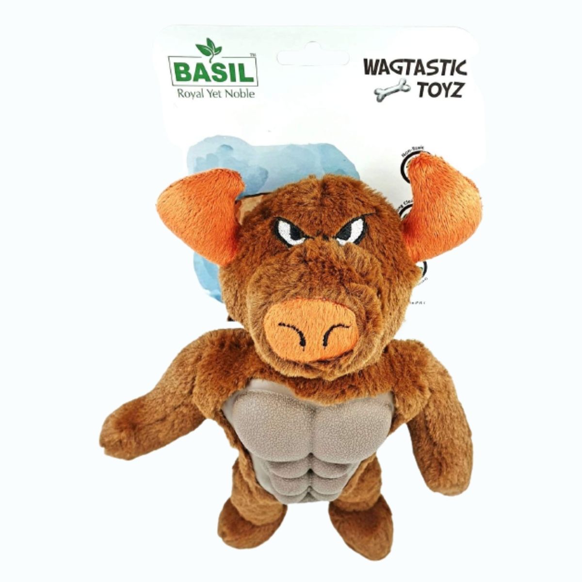 Big Bull Squeaky Plush Toy