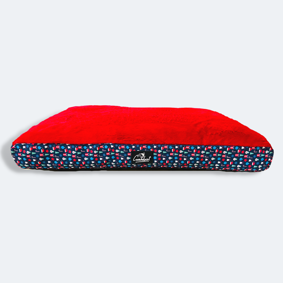 Caninkart Lounge Mattress - Blue & Red (Large)