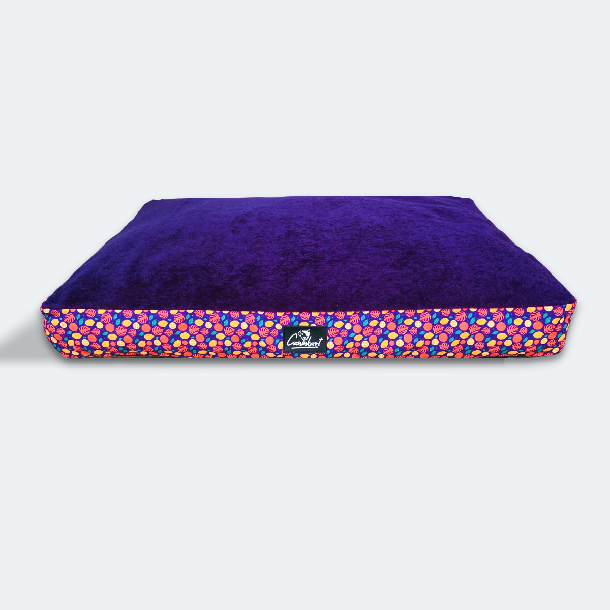 Caninkart Lounge Mattress - Tropical Purple (Large)
