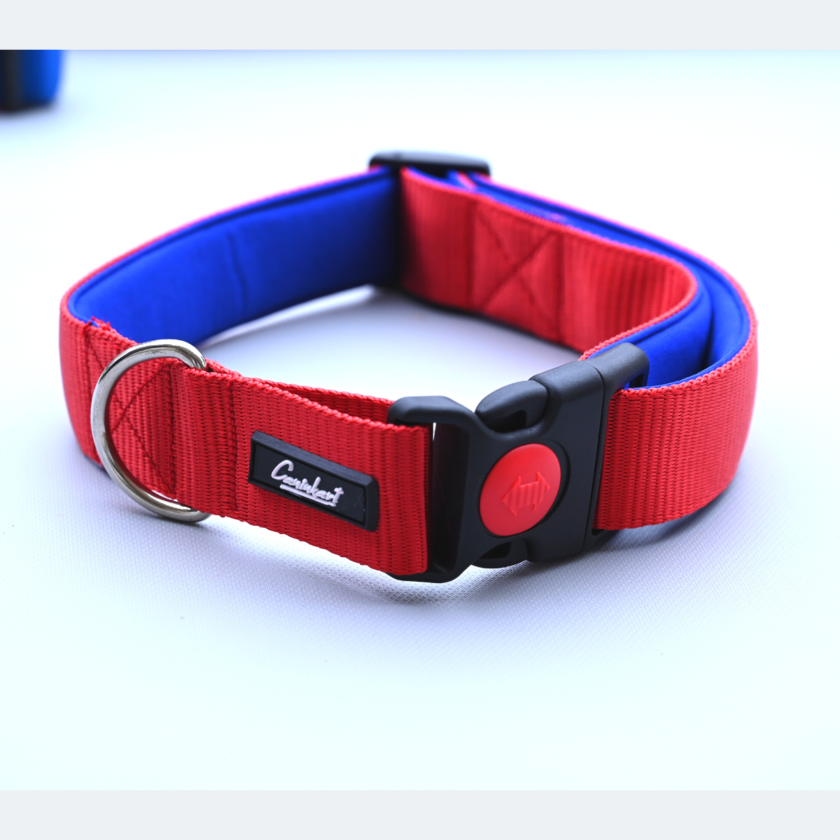 Caninkart Padded Dog Collar - Red