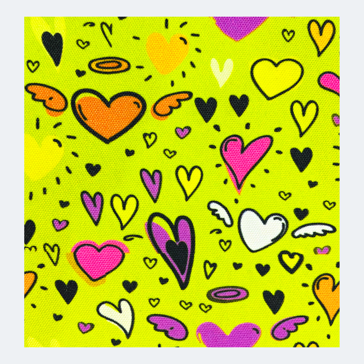 Caninkart Full of Hearts Dog & Cat Mat - Multicolor
