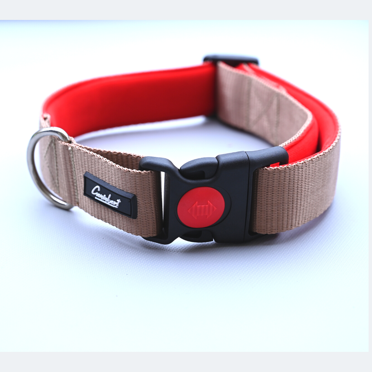 Caninkart Padded Dog Collar - Camel