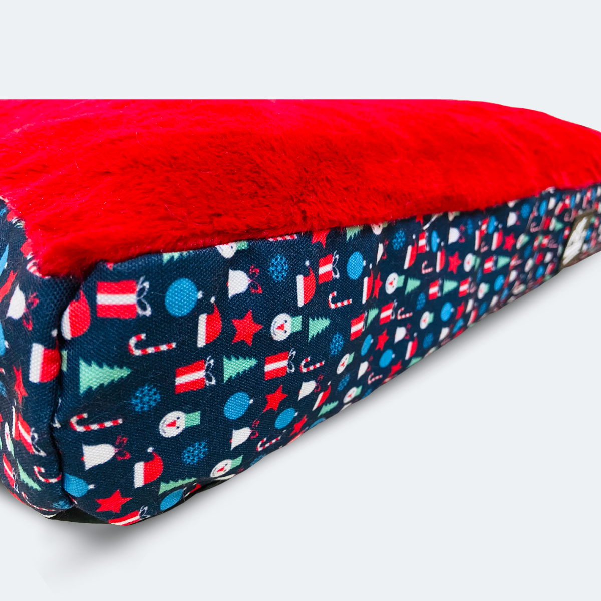 Caninkart Lounge Mattress - Blue & Red (Large)
