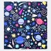 Caninkart Galaxy Lounge Dog & Cat Mat - Multicolour