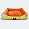 Caninkart Premium Fur Lounger Bed - Full of Hearts