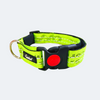 Caninkart Padded Dog Collar - Neon Green (XL) | Strap width: 1.5inch