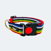 Caninkart Padded Dog Collar - Rainbow (XL) | Strap width: 1.5inch